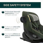 Chicco Seat105 I Size, Seggiolino Auto Omologato ECE R129/03, Girevole A 360°, Reclinabile in 6 Posizioni, Installazione Semplice e Veloce, Riduttore Incluso, 40 105 cm, Gruppo 0/1/2, da 0 a 4 Anni : Prima infanzia
