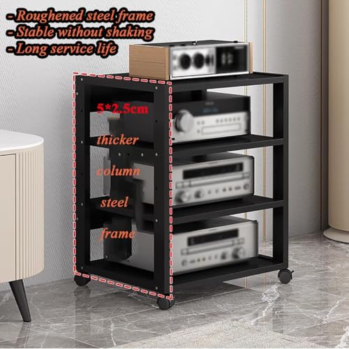 mobile stereo hi fi rack hifi Mobiletto portaoggetti stereo audio a 5/6/7 ripiani for soggiorno, ufficio, home theater, mobile porta video, torre porta DVD, supporto for giradischi, amplificatore for : Amazon.it: Elettronica