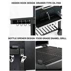Griglia per Barbecue A Carbonella,Griglia A Carbone Cortile Affumicatore Cucina All'aperto,con Parapioggia E Kit Attrezzi per Barbecue,per Campeggio All'aperto, Patio, Giardino : Amazon.it: Giardino e giardinaggio