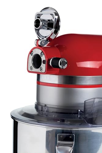 Ariete 1589 Impastatrice Planetaria Moderna, 1600 Watt, 11 velocità, 5.5 Litri, 3 accessori per impastare, amalgamare e montare. Rosso : Amazon.it: Casa e cucina