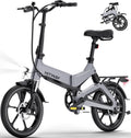 HITWAY 16 Inch Electric Folding Bike with 36 V/7.8 Ah Battery, 250 W Motor, Maximum 25 km/h, Range 35 – 70 km, Urbana Pedelec Ebike for Unisex Adults