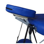 Lettino Massaggi Pieghevole in Alluminio – Portatile, Leggero, Altezza Regolabile, Schienale Reclinabile, 15 kg