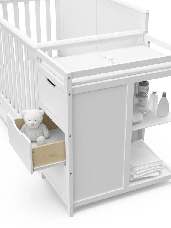 Culla trasformabile 5 in 1 Graco Hadley con fasciatoio e cassetto