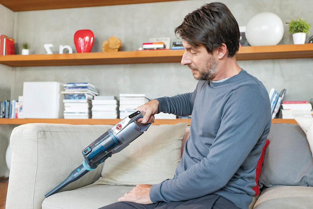 Hoover HF522YSE 011 Aspirapolvere a bastone 2 in 1 Batteria Secco e bagnato Micro Senza sacchetto 0,45 L 330 W Grigio