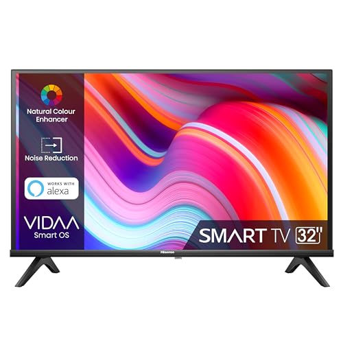 Hisense 32" HD 32E43KT, Smart TV VIDAA U6, Game Mode, Controlli vocali Alexa, Tuner DVB T2/S2 HEVC 10, lativù : Amazon.it: Elettronica