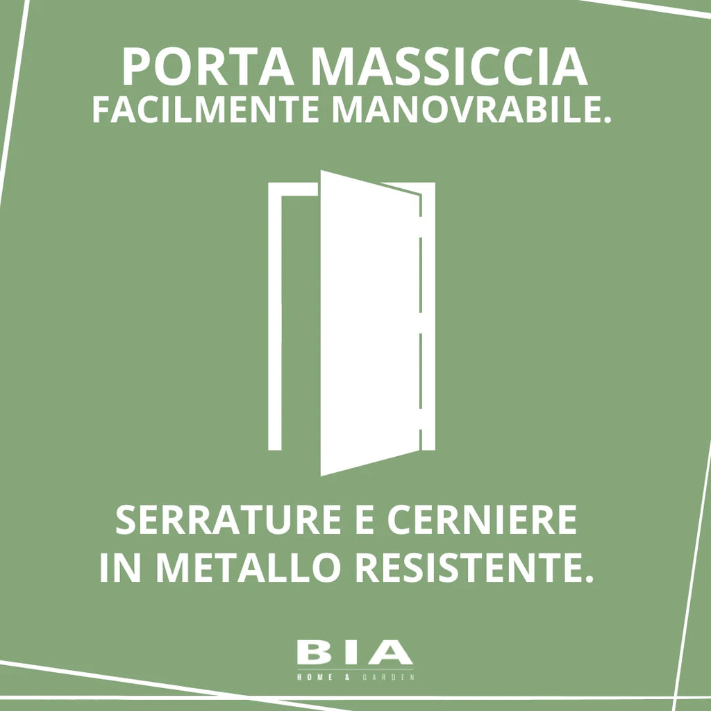 Spaziosa Casetta in Legno 4 x 3 m Senza Pavimento