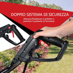 RELAX4LIFE Motozappa Elettrica 1200W/1500W, Zappa a Motore Elettrica 4/6 Lame, Velocità 365/400 rpm, Profondità di Lavoro 22 CM, Larghezza 35/43 CM (1200W)