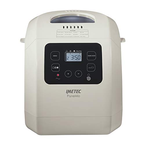 Imetec Panemio macchina del pane, Impasta lievita e cuoce, 12 programmi, cestello pagnotta, Accessorio panini, 3 livelli di doratura, Avvio programmabile, 550 W, Ricettario : Amazon.it: Casa e cucina