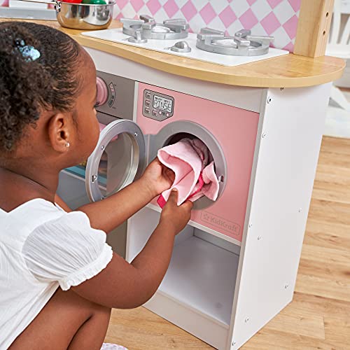 KidKraft Grande Gourmet Cucina Giocattolo ad angolo in legno con accessori per pentole e telefono giocattolo, giochi per bambini 3  Anni, 53185, Esclusivo Amazon : Giochi e giocattoli