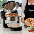 Ariete 927 Pizzeria Ariete, Forno pizza doppio, 2 pizze in 4 minuti, 2300 W, 2 pietre refrattarie, 2 termostati, Diametro 32 cm, 5 livelli di cottura, 2 pale in acciaio inox, Nero : Amazon.it: Casa e cucina