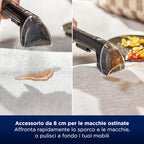BISSELL® PowerWash Pet | Lava moquette | Rimuove lo sporco e gli allergeni del pelo degli animali domestici | Aspirazione 600 W | Leggero | Tecnologia a due serbatoi | Con cavo | 3878N : Amazon.it: Casa e cucina