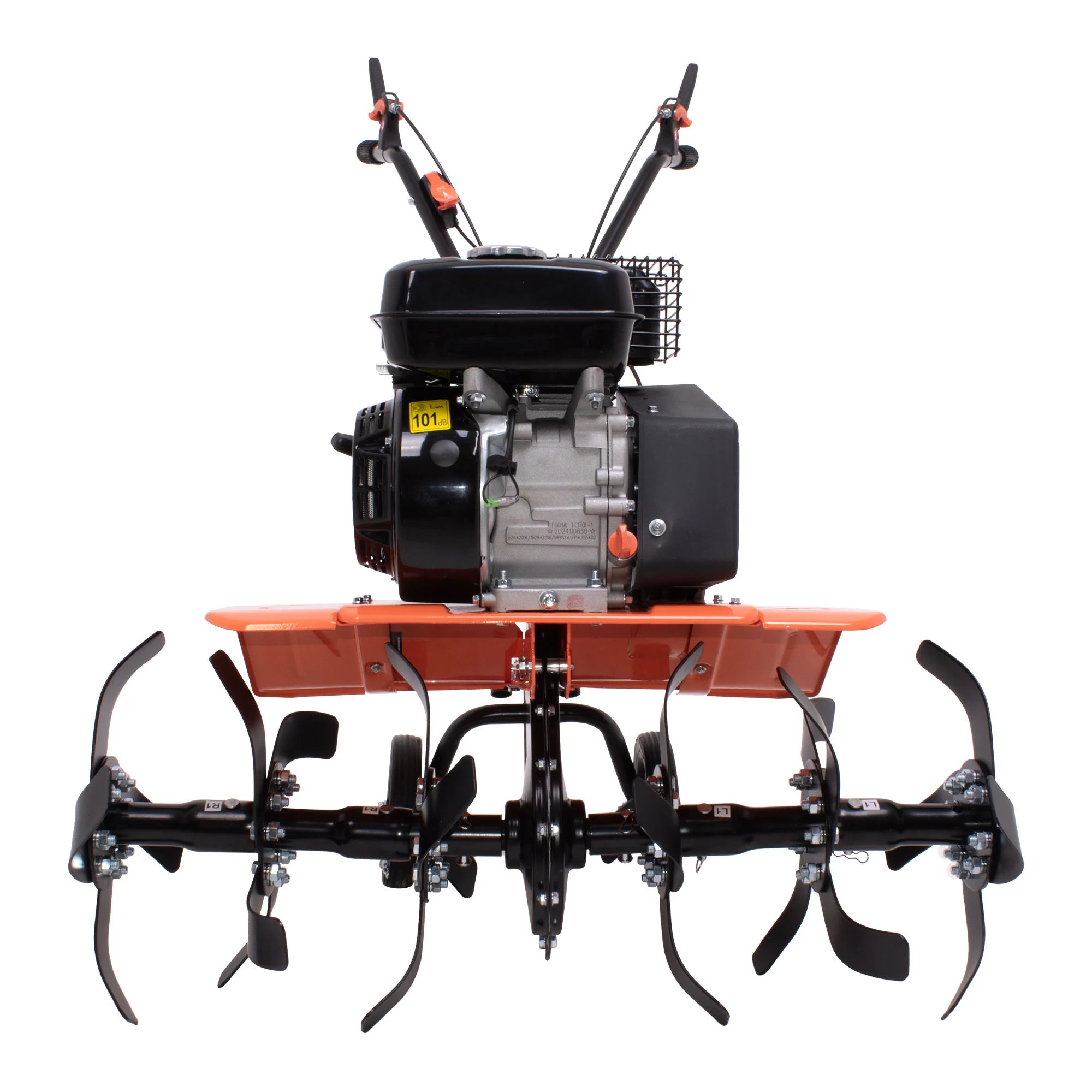 Tukang 212 - Motocoltivatore per Orto a Scoppio a Benzina 4 tempi 6.1HP Motore 212cc con 6 Frese Ø40 cm