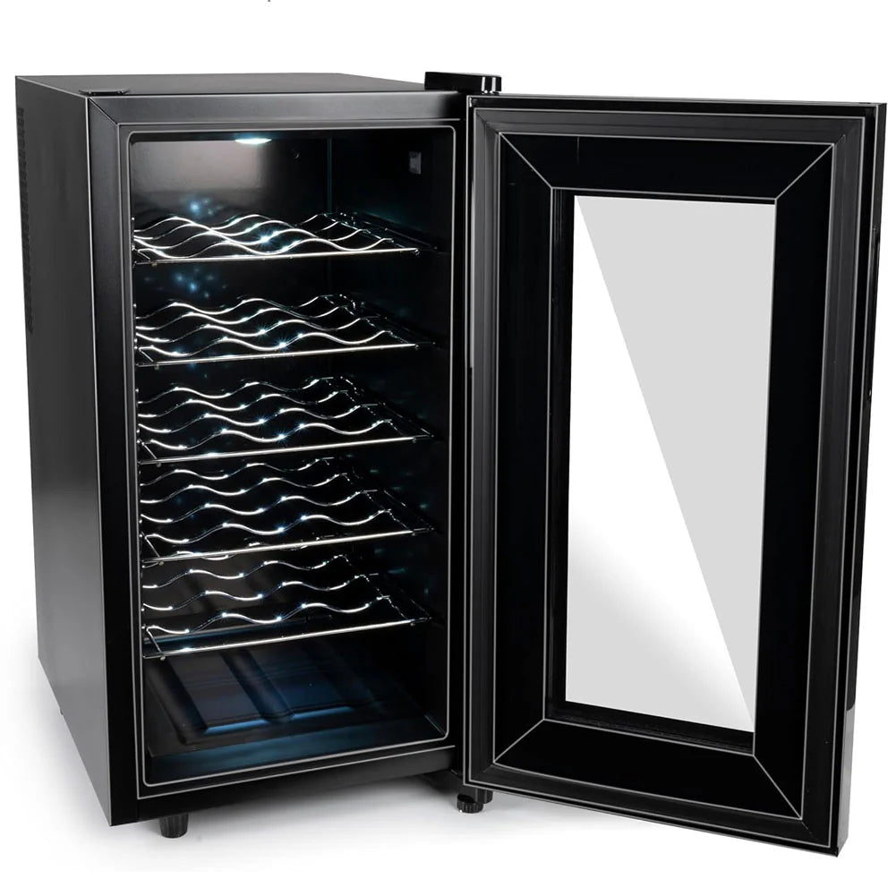 Cantina per Vino Refrigerante Cantinetta Frigo 18 Bottiglie 52 Lt 70W 34.5x49 h66.5cm