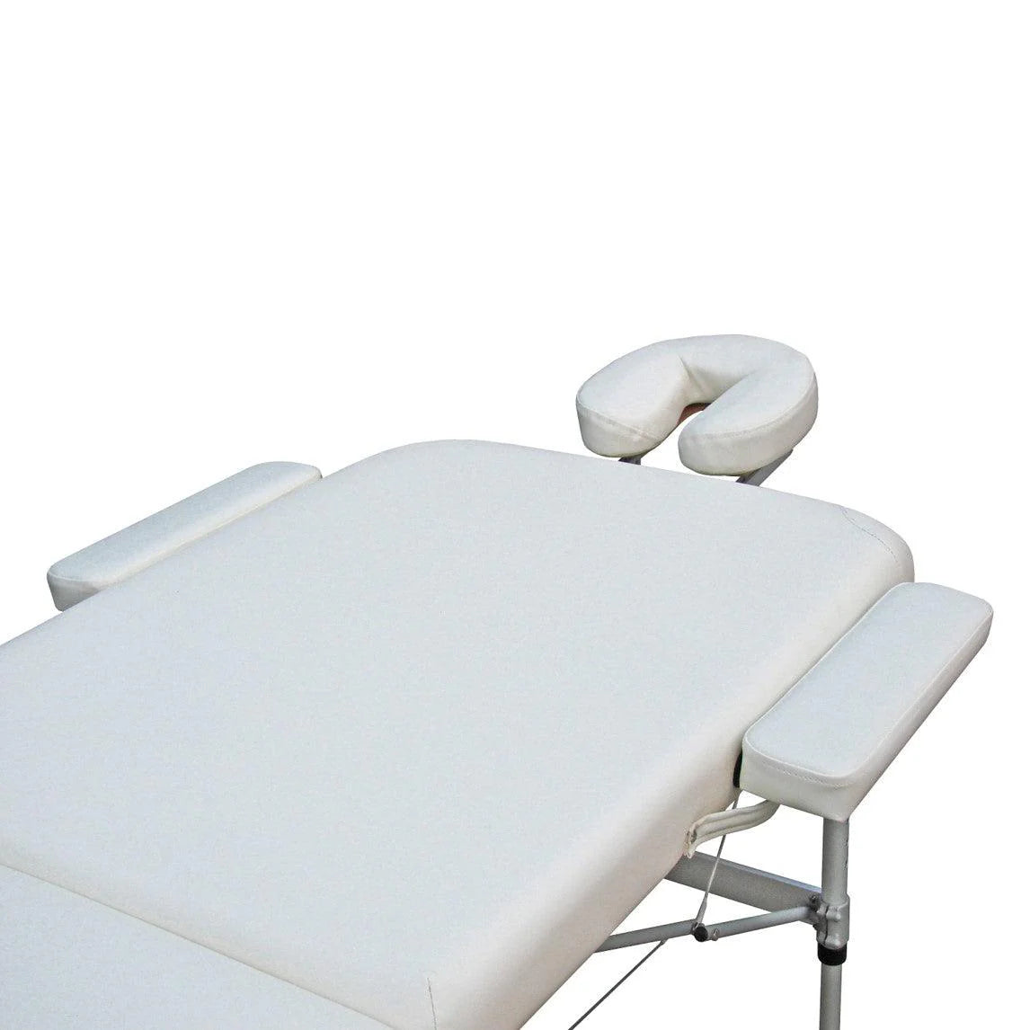 Lettino Massaggi Pieghevole in Alluminio – Portatile, Leggero, Altezza Regolabile, Schienale Reclinabile, 15 kg