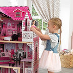 KidKraft Casa delle Bambole in Legno Amelia con Accessori e Mobili inclusi, Casa a 3 Livelli di Gioco con Ascensore per Bambole di 30 cm, Giocattolo per Bambini 3  Anni, 65093 : Amazon.it: Giochi e giocattoli
