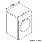 2025 Bosch WAN282K3, Serie 4, Lavatrice a Caricamento Frontale, 8 kg, 1400 giri/min, SpeedPerfect, Massimo Risparmio di Energia e Acqua, Funzione Aggiungi Capi, Igiene Elevata, AquaStop, IronAssist