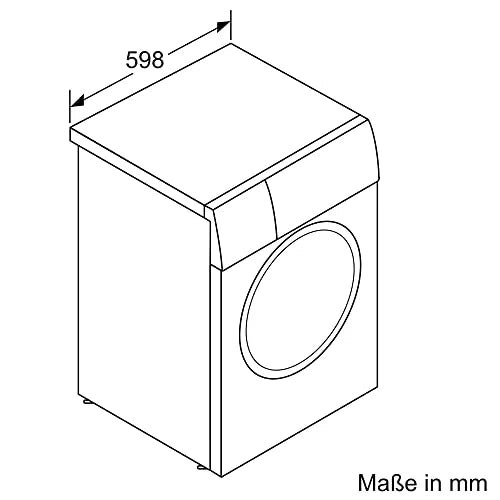 2025 Bosch WAN282K3, Serie 4, Lavatrice a Caricamento Frontale, 8 kg, 1400 giri/min, SpeedPerfect, Massimo Risparmio di Energia e Acqua, Funzione Aggiungi Capi, Igiene Elevata, AquaStop, IronAssist