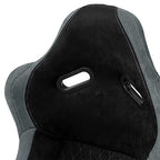 Sedile Sportivo 'LV'   Nero/Grigio   Schienale Fisso in Poliestere   incl. Slitte : Amazon.it: Sport e tempo libero