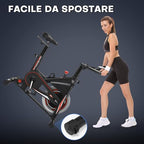 Cyclette da Casa, DMASUN Cyclette Professionali Hanno Una Resistenza Magnetica più Forte, cyclette più Silenziosa, più Confortevole e Sicurezza Stabile, Capacità 160 kg（Include Coprisella Cyclette） : Sport e tempo libero