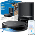 Tapo RV20 MAX Plus Robot Vacuum Cleaner with Mapping 5300Pa, Automatic Dust Emptying 3L, Navigation LiDAR MagSlim, Ultra Compact Design 83 mm, APP & Alexa &  Control