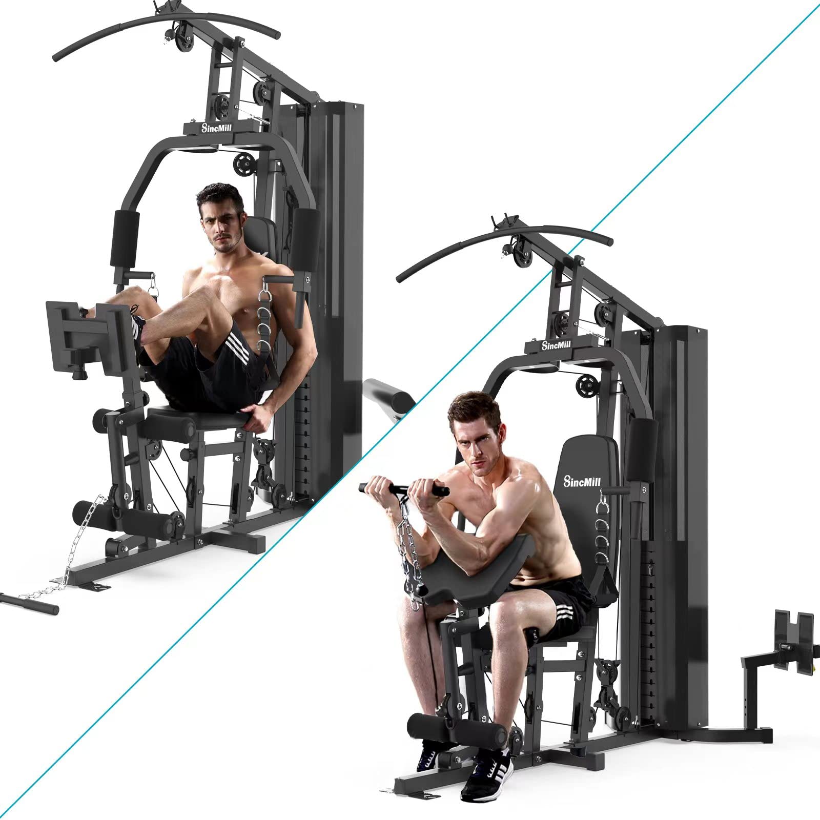 2025 Home Gym SCM-1148L 148LB Attrezzo multifunzionale per allenamento completo a casa