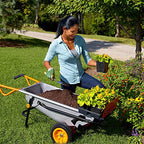 Worx WG050 Carriola Multifunzione a Due Ruote, Porta Sacchi, Porta Fusti, Trasporto Sassi, Trasporto Vasi, Capacità di Carico Max 136kg : Amazon.it: Casa e cucina
