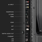 Hisense 32" HD 32E43KT, Smart TV VIDAA U6, Game Mode, Controlli vocali Alexa, Tuner DVB T2/S2 HEVC 10, lativù : Amazon.it: Elettronica