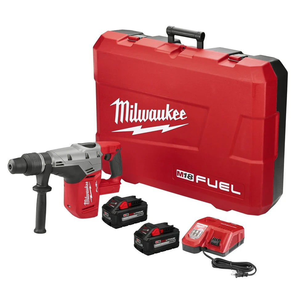 2025 Milwaukee 2717-22HD M18 FUEL 1-9/16" SDS - Max Martello Foratrice Kit con 2 Batterie