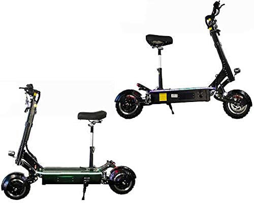 Monopattino elettrico ultraveloce MAXX 60MPH per adulti, pieghevole, doppio motore da 5000W | Batteria da 60V/38,5Ah | Autonomia 83 miglia | Pendenza 30°