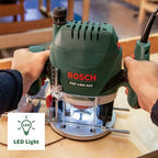 Bosch Fresatrice verticale POF 1400 ACE, 3 pinze di serraggio, fresa, guida parallela, adattatore di aspirazione, valigetta, potenza 1400 Watt : Amazon.it: Fai da te
