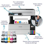 EPSON EcoTank ET 5170 stampante Multifunzione A4 (stampa, copia, scansione, Fax) USB, Wi Fi, Wi Fi Direct, Ethernet, display LCD 6,1 cm, ADF, serbatoi flaconi alta capacità, Smart Panel, fronte/retro : Amazon.it: Informatica
