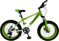 FATWHEEL Children's Bicycle Size 20 Inch Fat Bike with Disc Brakes, Non-Slip Large Wheels, Sturdy Frame, Boys Bike, 7-12 Years, All-Terrain MTB