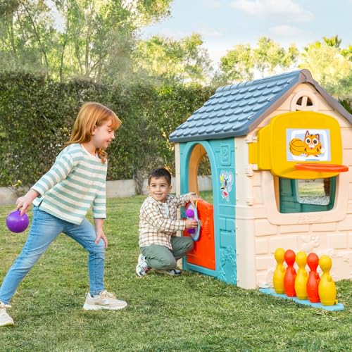 FEBER   Casual 6 Activities House, Casa con 6 Attività di Gioco, Accessori Inclusi per i Giochi, Colori Resistenti alla Luce Solare, Facile Montaggio, Da 3 Anni, Famosa (FEH23000) : Amazon.it: Giochi e giocattoli