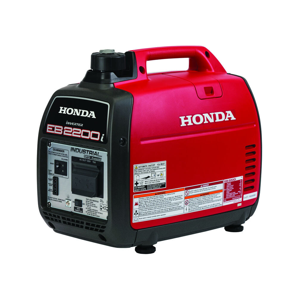 Generatore industriale Honda a gas 121 cc 2200 W con rilevatore di CO EB2200ITAN di Honda