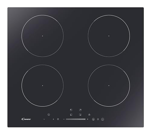 Candy Idea CIS642SCTT/1 Piano Cottua a Induzione, 4 zone cottura, Vetroceramica, da Incasso, Funzione Keep Warm, Power Management, Touch, App hOn, 59x55x52 cm, Nero : Amazon.it: Grandi elettrodomestici