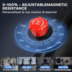Cyclette da Casa, DMASUN Cyclette Professionali Hanno Una Resistenza Magnetica più Forte, cyclette più Silenziosa, più Confortevole e Sicurezza Stabile, Capacità 160 kg（Include Coprisella Cyclette） : Sport e tempo libero