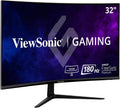 ViewSonic VX3218-PC-MHD - Gaming - monitor LED - curvo - 32"- 1920 x 1080 Full HD (1080p) @ 165 Hz - VA - 300 cd/m² - 4000:1-1 ms - 2xHDMI, DisplayPort - Speakers