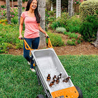 Worx WG050 Carriola Multifunzione a Due Ruote, Porta Sacchi, Porta Fusti, Trasporto Sassi, Trasporto Vasi, Capacità di Carico Max 136kg : Amazon.it: Casa e cucina