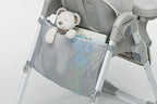 Foppapedretti Seggiolone Meeting, bambini da 6 mesi a 3 anni (fino a 15 Kg), Seduta/Poggiapiedi/Schienale Regolabili, Cesto Porta Oggetti, Stabile e Confortevole, con Imbottitura Lavabile, Teddy : Prima infanzia