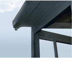 Palram Veranda San Remo - Giardino d'inverno, Grigio, 295 x 425 x 310 cm