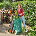 Worx WG050 Carriola Multifunzione a Due Ruote, Porta Sacchi, Porta Fusti, Trasporto Sassi, Trasporto Vasi, Capacità di Carico Max 136kg : Amazon.it: Casa e cucina