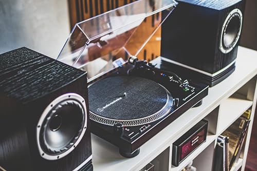 Audio Technica LP120xBTUSB Giradischi a Trazione Diretta (Bluetooth &amp; USB) Nero : Elettronica