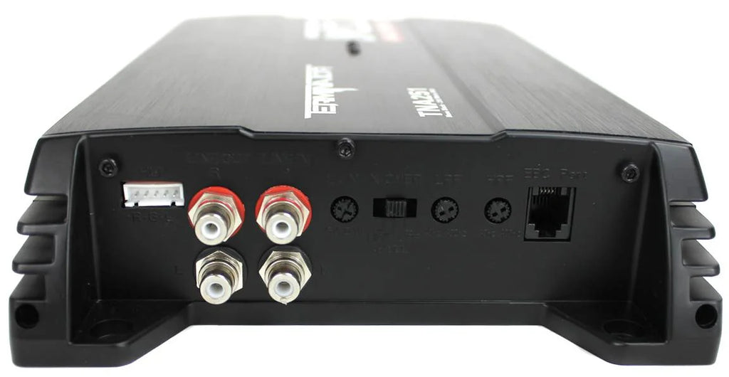 Subwoofer per auto MTX da 12" a doppio caricamento con subwoofer, amplificatore e kit di cablaggio QPower