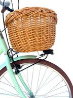 Bicicletta Donna da Passeggio Olanda Misura 26 Bici da città Vintage retrò con Cestino Turchese