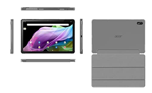 Acer Iconia P10 11 K74G, Tablet Touch 10.4" Display 2K WUXGA (MediaTek M8183C, 8 Core, 4 GB di Ram, 128 GB eMMC, Android 12, Wi FI, Bluetooth)   Nero Metallizzato : Informatica