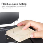 Sega da traforo, Macchina da Taglio per Legno da 800 W con Lama per seghetto Alternativo per la Lavorazione del Legno, 5 Carta vetrata, Altezza di Taglio 70 mm, Design Regolabile da 0 a 45° : Amazon.it: Fai da te