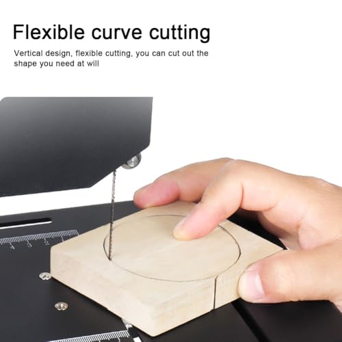 Sega da traforo, Macchina da Taglio per Legno da 800 W con Lama per seghetto Alternativo per la Lavorazione del Legno, 5 Carta vetrata, Altezza di Taglio 70 mm, Design Regolabile da 0 a 45° : Amazon.it: Fai da te