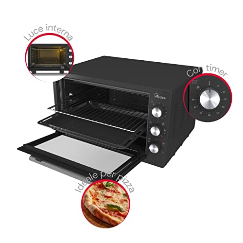 ARDES | AROVEN371 Forno Elettrico Ventilato 37 Litri Fornetto Elettrico Ventilato Professionale Per Cucinare | Compatto, Smart e Multifunzione, Ideale Per Un'esperienza In Cucina A 360° : Amazon.it: Moda