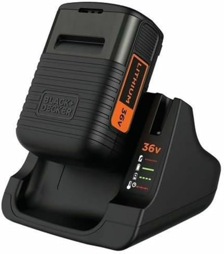 Soffiatore, Aspiratore, Trituratore a Batteria, 36V, Motore Brushless Unità &amp; Kit Batteria al Litio e Caricabatterie Compatibile con prodotti BLACK DECKER a batteria 36V : Amazon.it: Giardino e giardinaggio