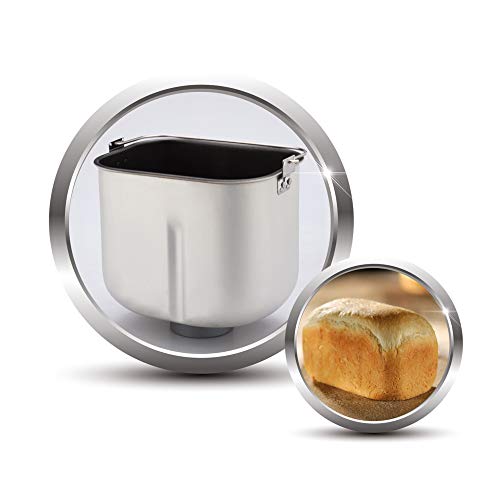 Imetec Panemio macchina del pane, Impasta lievita e cuoce, 12 programmi, cestello pagnotta, Accessorio panini, 3 livelli di doratura, Avvio programmabile, 550 W, Ricettario : Amazon.it: Casa e cucina